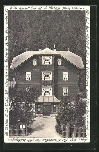 AK Kipsdorf, Hotel Halali, Aussenansicht