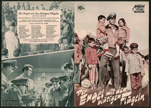 Filmprogramm DNF, Der Engel mit den blutigen Flügeln, Rock Hudson, Martha Hyer, Regie: Douglas Sirk