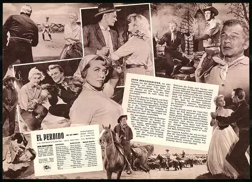 Filmprogramm IFB Nr. 5909, El Perdido, Rock Hudson, Kirk Douglas, Regie: Robert Aldrich