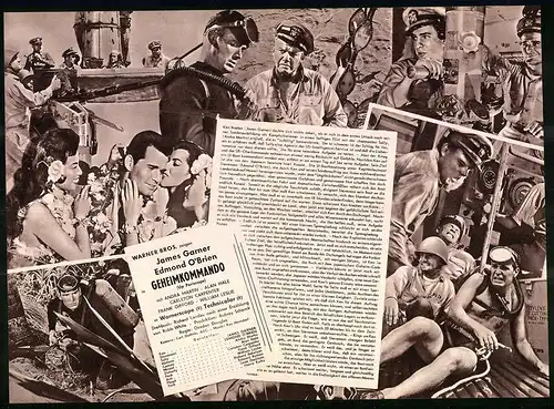 Filmprogramm DNF Nr. 4476, Geheimkommando, James Garner, Edmond O`Brien, Regie: Gordon Douglas