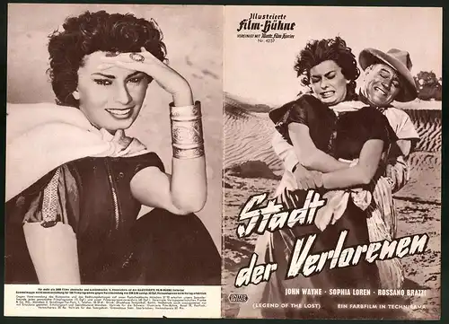 Filmprogramm IFB Nr. 4237, Stadt der Verlorenen, John Wayne, Sophia Loren, Regie: Henry Hathaway