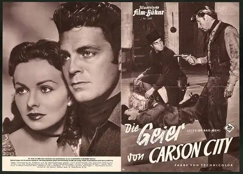 Filmprogramm IFB Nr. 2597, Die Geier von Carson City, Jeanne Crain, Dale Robertson, Regie: Harmon Jones