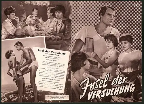 Filmprogramm Hausprogramm Nr. 4469, Insel der Versuchung, Rossana Podesta, Dawn Addams, Regie: Edmond T. Greville