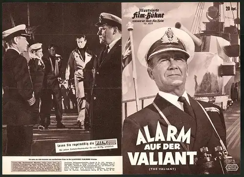 Filmprogramm IFB Nr. 6054, Alarm auf der Valiant, John Mills, Ettore Manni, Regie: Roy Baker