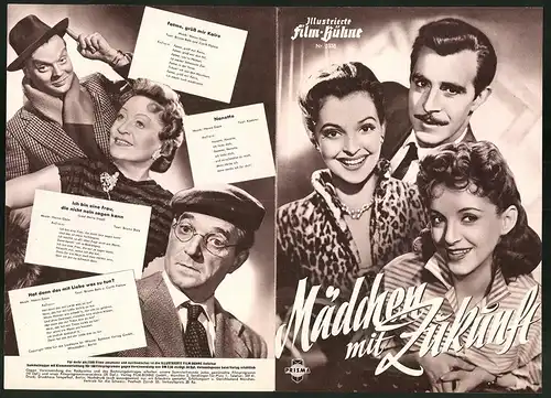 Filmprogramm IFB Nr. 2338, Mädchen mit Zukunft, Herta Staal, Peter Pasetti, Regie: Thomas Engel