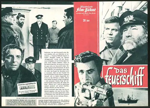 Filmprogramm IFB Nr. 6425, Das Feuerschiff, James Robertson-Justice, Helmut Wildt, Dieter Borsche, Regie: Ladislao Vajda