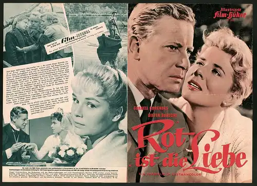 Filmprogramm IFB Nr. 3595, Rot ist die Liebe, Cornell Borchers, Deiter Borsche, Regie: Karl Hartl