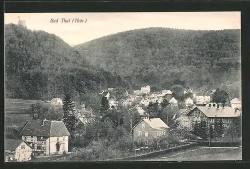 AK Bad Thal i. Thür., Blick auf Häuser