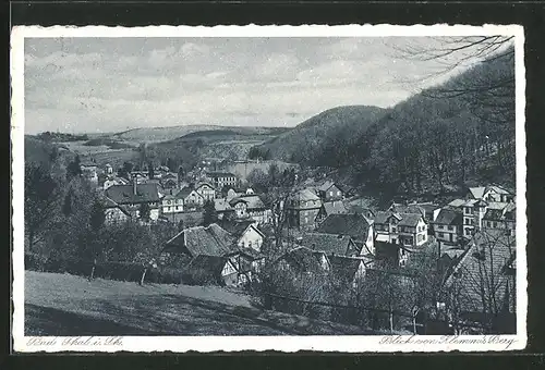 AK Bad Thal i. Th., Blick von Klemmis Berg auf den Ort