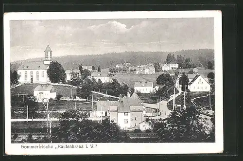 AK Rautenkranz i. V., Teilansicht mit Kirche