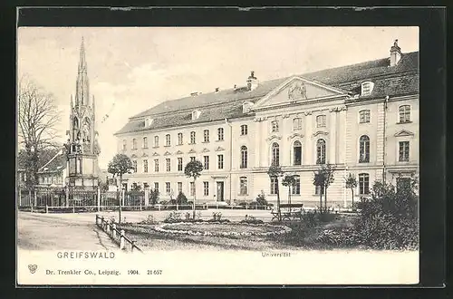 AK Greifswald, Blick auf die Universität