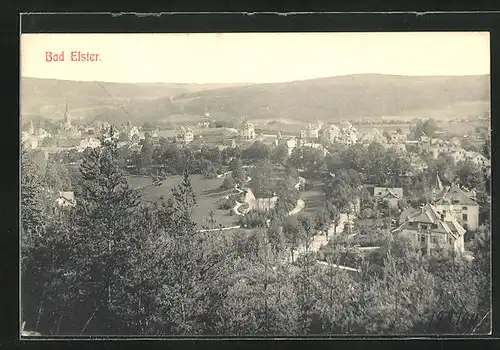 AK Bad Elster, Blick auf den Ort