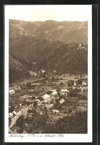 AK Hohenberg, Totalansicht von der Schadek-Höhe