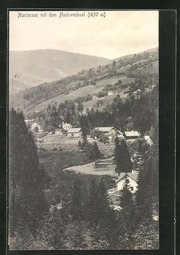 AK Mariensee, Ortspartie mit dem Hochwechsel