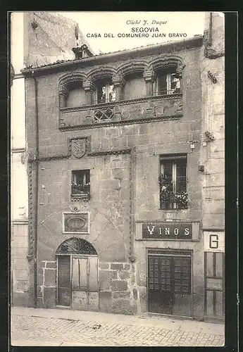 AK Segovia, Casa del comunero Juan Bravo