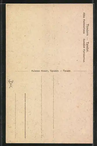 AK Tondern, Altes Patrizierhaus