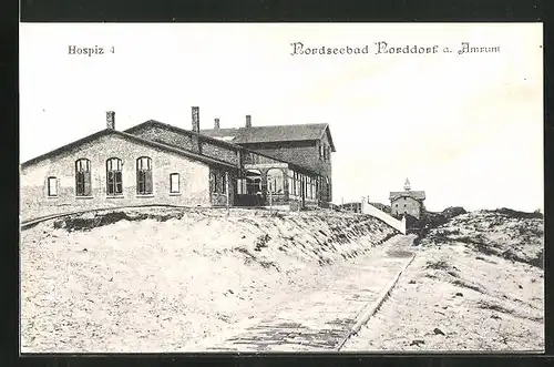 AK Norddorf a. Amrum, Blick auf das Hospiz 4