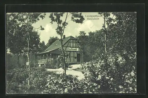 AK Gleschendorf-Klingberg, Landgasthaus Hansahöft, Schürsdorfer Fierth, Totalansicht der Obstbausiedlung Klingberg