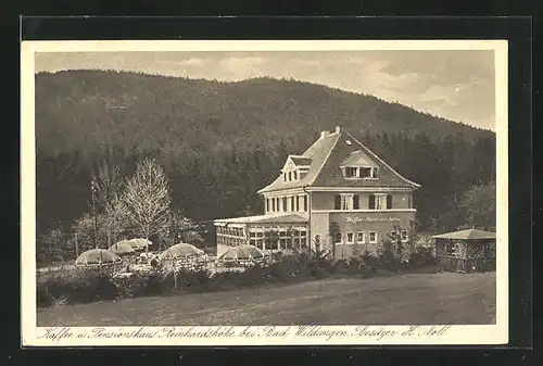 AK Bad Wildungen, Cafe und Hotel Reinhardshöhe Bes. H. Noll