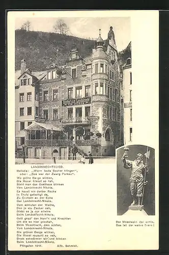 AK Cochem, Hotel zum Landsknecht