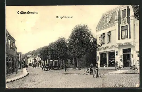 AK Kellinghusen, Colonialwarengeschäft an der Hauptstrasse