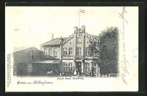 AK Kellinghusen, Hotel Stadt Hamburg