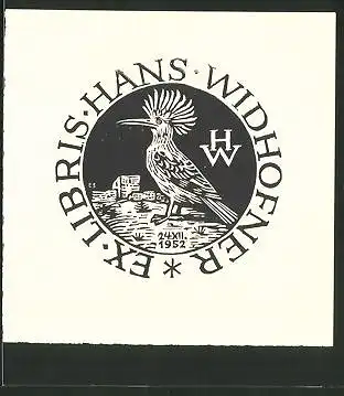 Exlibris Hans Widhofner, Specht