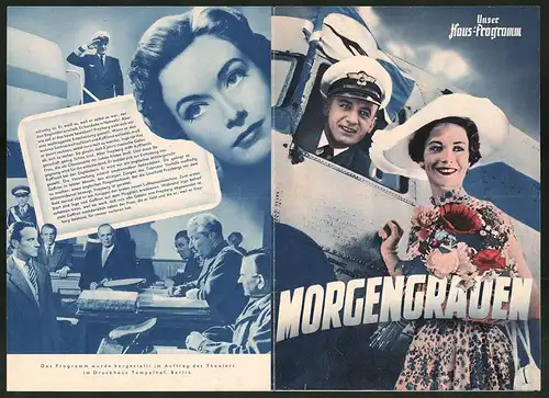 Filmprogramm Unser Hausprogramm, Morgengrauen, Hans Stüwe, Alexander Kerst, Regie: Victor Tourjansky