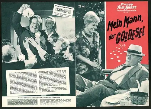 Filmprogramm IFB Nr. 6326, Mein Mann, der Goldesel, Gert Fröbe, Hilde Krahl, Regie: Peter Goldbaum