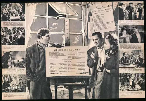 Filmprogramm IFB Nr. 483, Geliebter Lügner, Elfie Mayerhofer, Hans Söhnker, Regie: Hans Schweikart