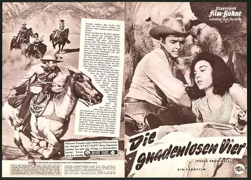 Filmprogramm IFB Nr. 5817, Die gnadenlosen Vier, Audie Murphy, John Saxon, Regie: Robert Coleman