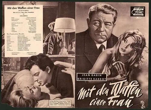 Filmprogramm DNF Nr. 4248, Mit den Waffen einer Frau, Jean Gabin, Brigitte Bardot, Regie: Claude Autant-Lara