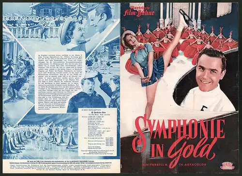Filmprogramm IFB Nr. 3165, Symphonie in Gold, Joachim Fuchsberger, Germaine Damar, Regie: Franz Antel
