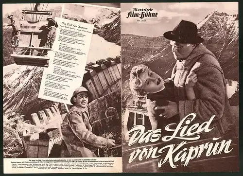 Filmprogramm IFB Nr. 2656, Das Lied von Kaprun, Waltraut Haas, Albert Lieven, Regie: Anton Kutter