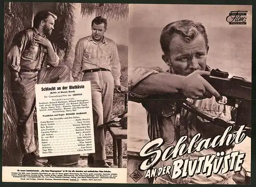 Filmprogramm DNF, Schlacht an der Blutküste, Audie Murphy, Gary Crosby, Regie: Richard Maibaum