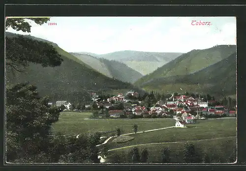 AK Bad Tabarz i. Thür., Sicht auf den Ort