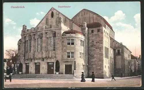 AK Osnabrück, Sicht auf das Stadttheater