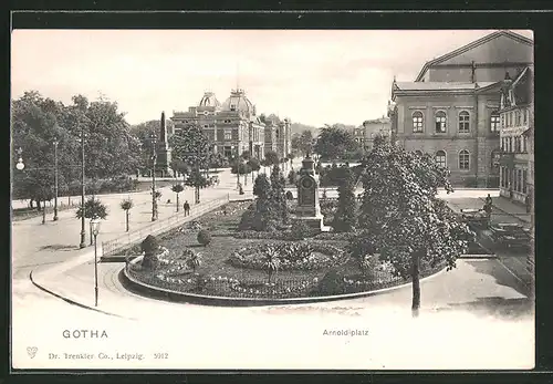 AK Gotha, Sicht auf den Arnoldiplatz