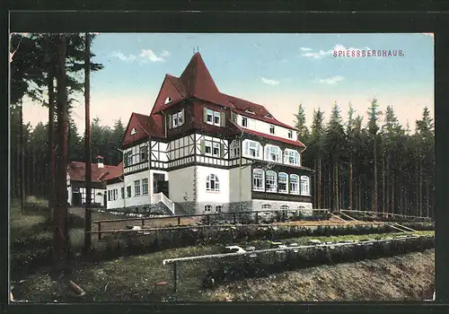 AK Tambach, Blick auf das Hotel Spiessberghaus