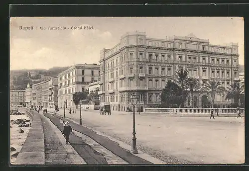 AK Napoli, Via Caracciolo, Grand Hotel