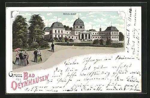 Lithographie Bad Oeynhausen, Soolbad