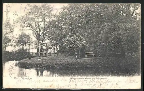 AK Bad Oldesloe, Die Bürgermeister-Insel