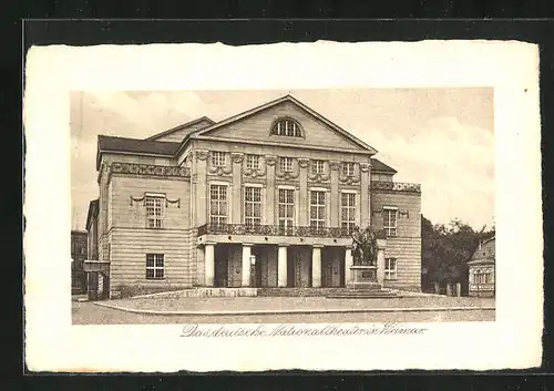 AK Weimar, Das deutsche Nationaltheater