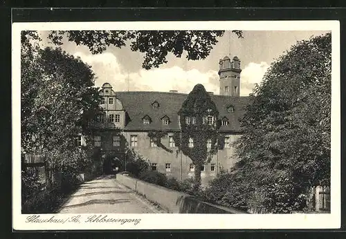 AK Glauchau i. Sa., Sicht auf den Schlosseingang