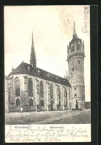 AK Wittenberg, Sicht auf die Schlosskirche