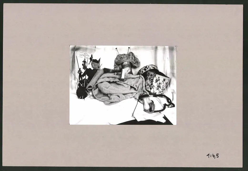 Fotoalbum 28 Privat-Fotografien, Johanna Häcker, Anatomie und Mikrofotografie, Totenkopf, Memento mori 17