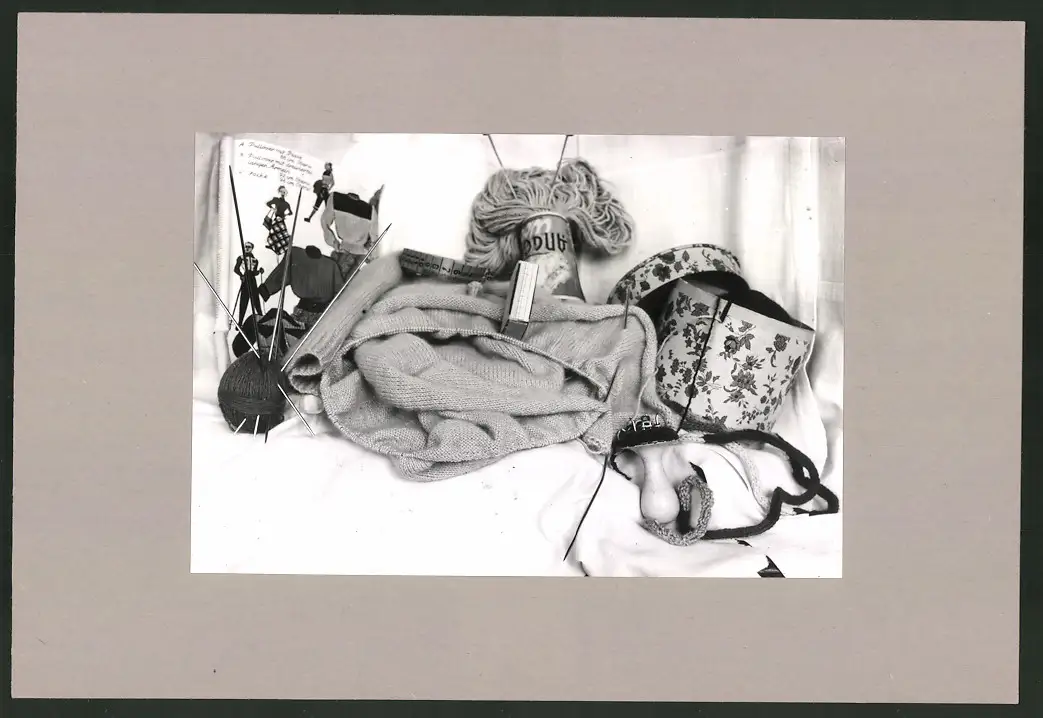 Fotoalbum 28 Privat-Fotografien, Johanna Häcker, Anatomie und Mikrofotografie, Totenkopf, Memento mori 18