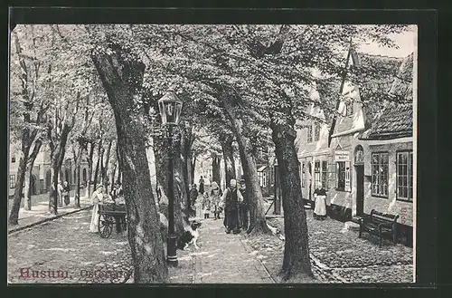 AK Husum, Osterende-Strasse