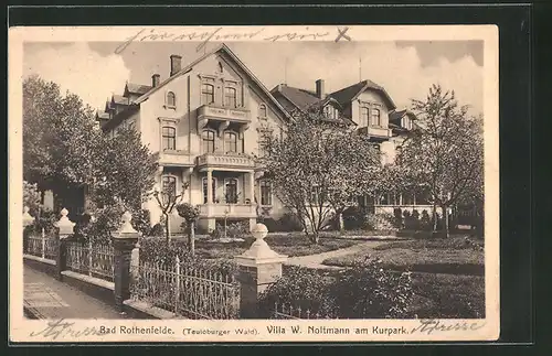 AK Bad Rothenfelde, Hotel Villa W. Noltmann am Kurpark