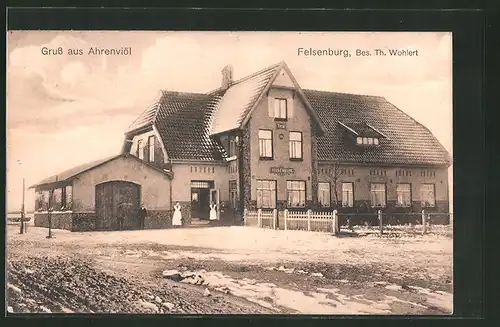 AK Ahrenviöl, Restaurant Felsenburg v. Th. Wohlert